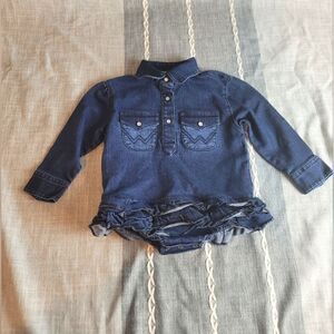 WRANGLER Long Sleeve Romper/Dress